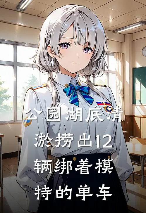 公园湖底清淤捞出12辆绑着模特的单车