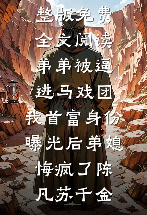 弟弟被逼进马戏团，我首富身份曝光后弟媳悔疯了(陈凡苏千金)已完结小说_完整版免费全文阅读弟弟被逼进马戏团，我首富身份曝光后弟媳悔疯了(陈凡苏千金)