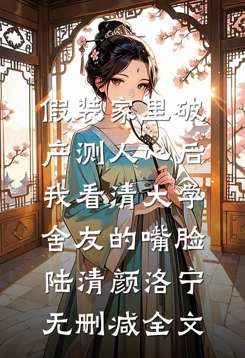 假装家里破产测人心后，我看清大学舍友的嘴脸陆清颜洛宁无删减全文