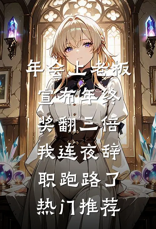 年会上老板宣布年终奖翻三倍，我连夜辞职跑路了热门推荐