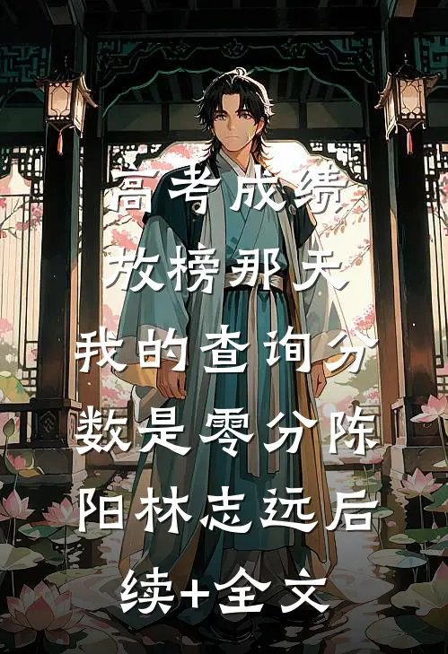 高考成绩放榜那天，我的查询分数是零分陈阳林志远后续+全文