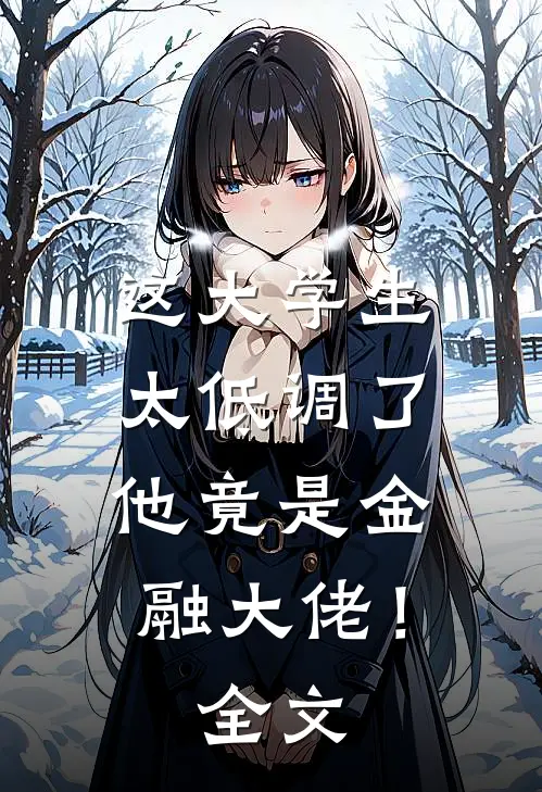 这大学生太低调了，他竟是金融大佬！全文