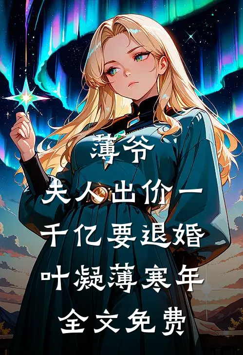 薄爷，夫人出价一千亿要退婚叶凝薄寒年全文免费